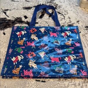 Colorful Cat Print Tote Bag